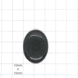 Green Goldstone Cabochon - 31x23x7mm Sold Individually