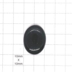 Green Goldstone Oval Cabochon - 28x22x6mm.  Sold Individually