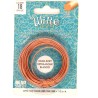 BeadSmith 18ga Square Natural Copper Wire with Anti Tarnish Coating - 6.4 Metres