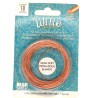BeadSmith 18ga Half Round Natural Copper Wire with Anti Tarnish Coating - 6.4 Metres