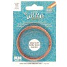 BeadSmith 21ga Half Round Natural Copper Wire with Anti Tarnish Coating - 6.4 Metres
