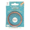 BeadSmith 21ga Half Round Natural Copper Wire with Anti Tarnish Coating - 6.4 Metres